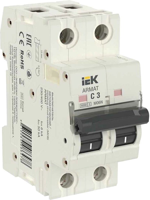 

Выключатель автоматический IEK AR-M06N-2-C003