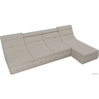 Модульный диван Лига диванов Холидей люкс 105576 (корфу 02, светло-серый)