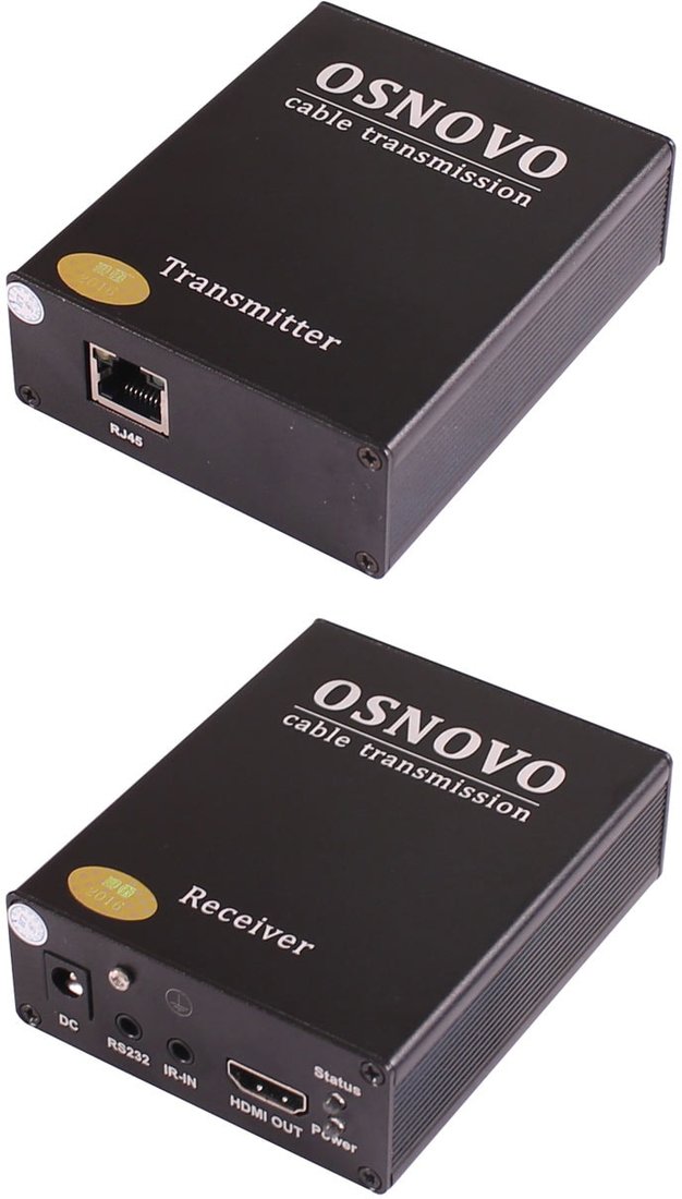 

Удлинитель по витой паре Osnovo TLN-Hi/1+RLN-Hi/1