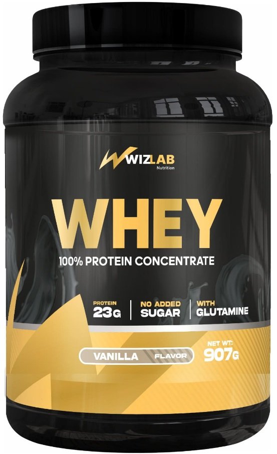 

Протеин сывороточный (концентрат) WizLab Nutrition 100% Whey Protein Concentrate (печенье/крем, 907г)