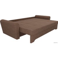 Диван Лига диванов Амстердам 100038 (рогожка, коричневый)