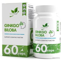 БАД NaturalSupp Гинкго Билоба Экстракт (Ginkgo Biloba Extract), 60 капсул