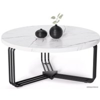 Журнальный столик Halmar Antica (белый мрамор/черный)