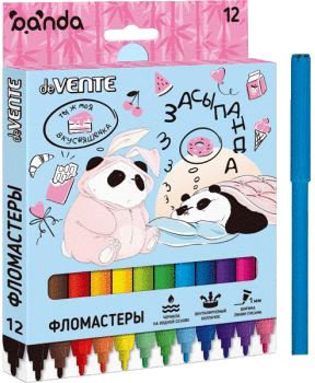 

Фломастеры deVente Panda 5081127 (12 шт)
