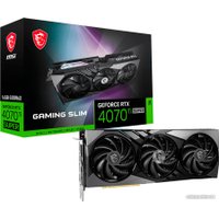 Видеокарта MSI GeForce RTX 4070 Ti Super 16G Gaming Slim