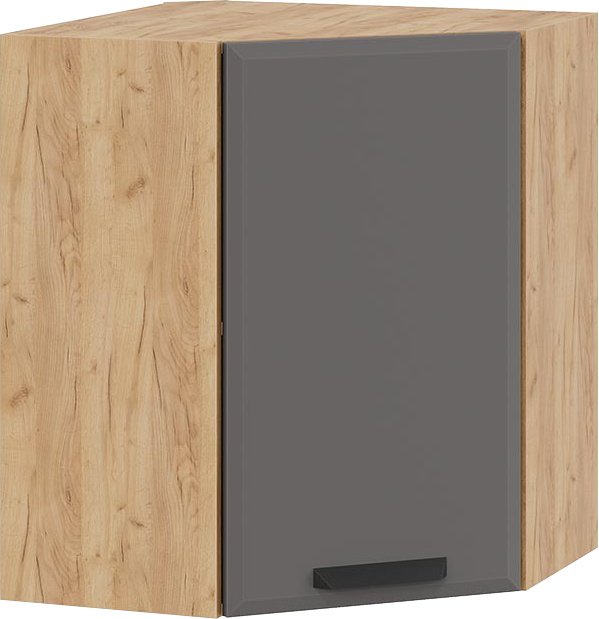 

Шкаф навесной Трия Тиана 1В6У (дуб крафт золотой/асфальт супермат)