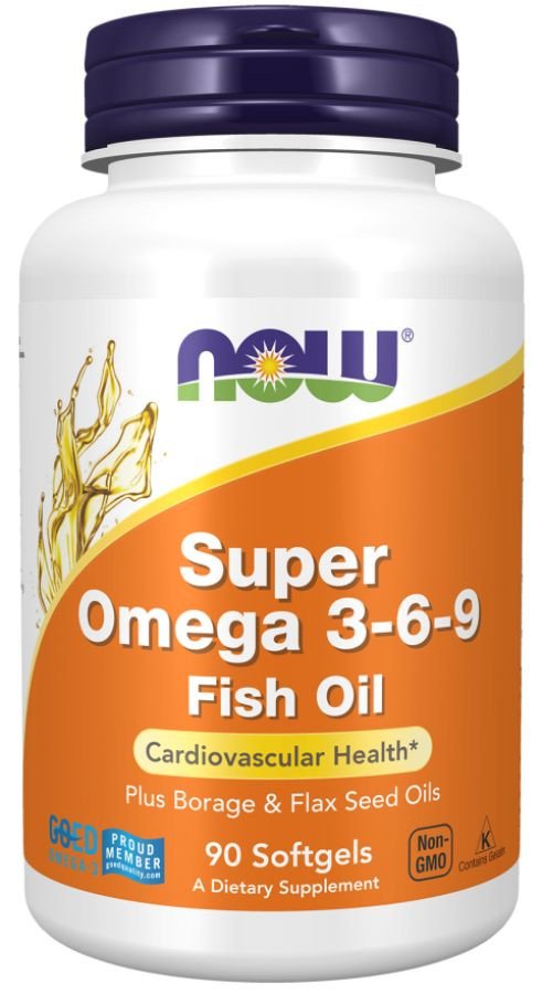 БАД Now Foods Super Omega 3-6-9 (90 капсул)