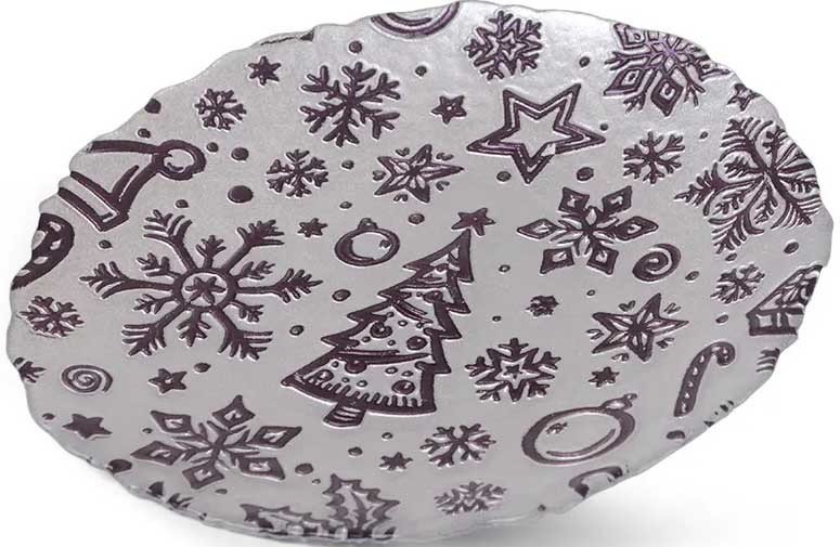 

Тарелка обеденная Fissman New Year Violet 14000