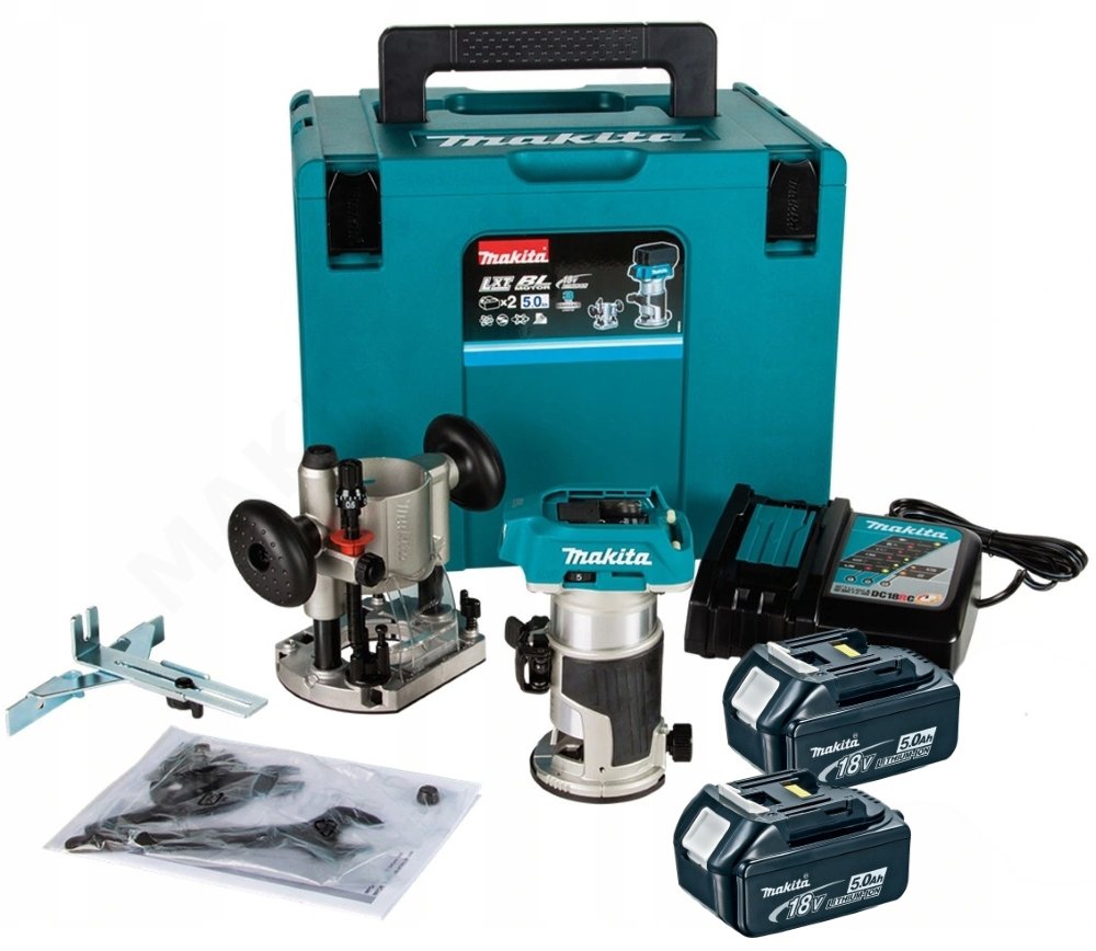 

Вертикальный фрезер Makita DRT50RTJX2 (с 2-мя АКБ, кейс)
