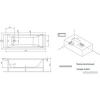 Ванна AM.PM Gem 170x70 W93A-170-070W-A