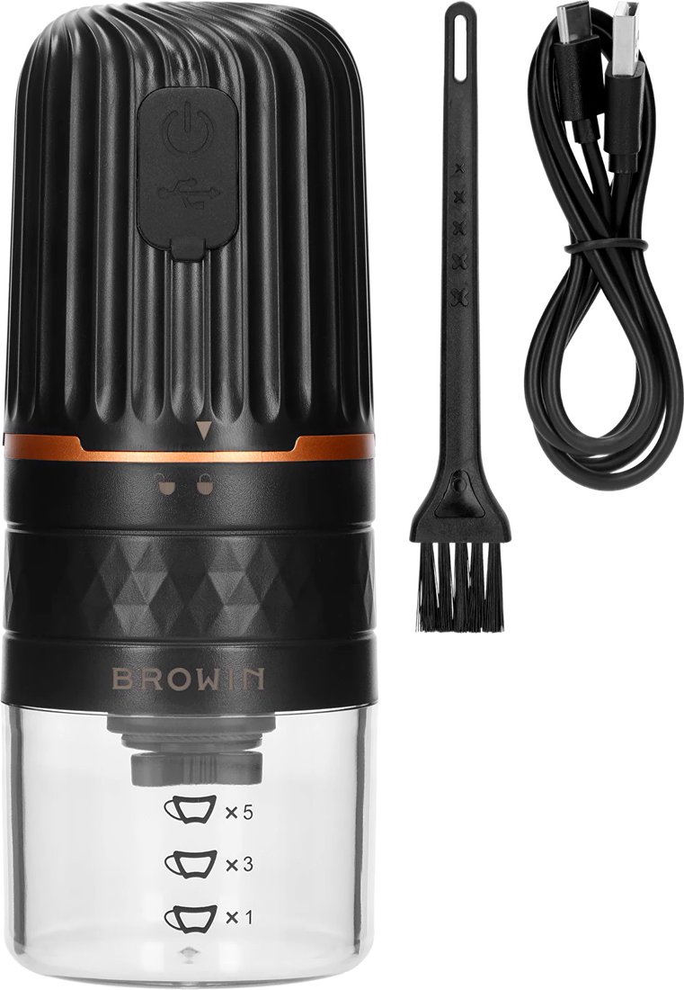 

Аккумуляторная кофемолка Browin 320501