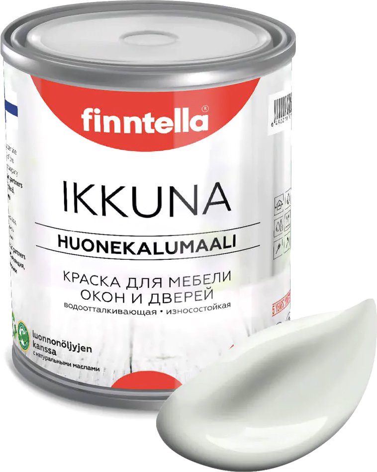 

Краска Finntella Ikkuna Marmori F-34-1-9-FL056 9 л (светло-серый)