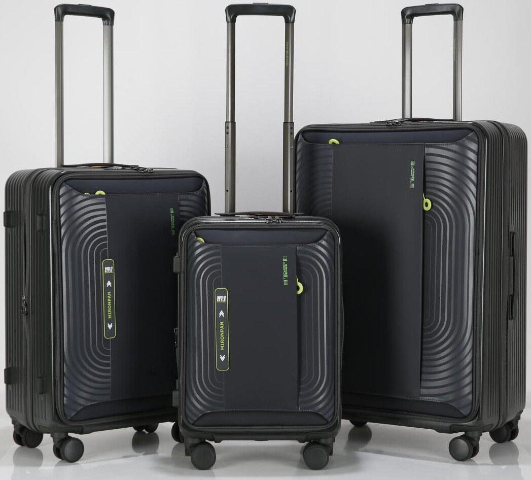 

Чемодан Mironpan 1975 55 см (темно-серый)