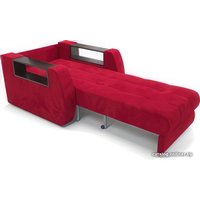 Кресло-кровать Мебель-АРС Барон №3 (микровельвет, красный кордрой)