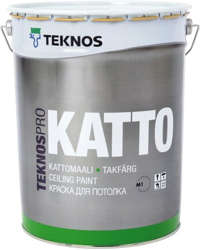 

Краска Teknos Teknospro Katto 18л (база 1)