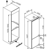 Холодильник Weissgauff WRKI 195 WNF
