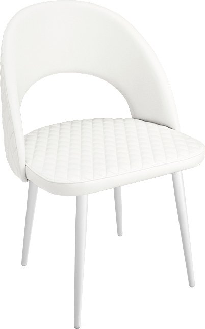 

Стул Трия Гэтсби К1К (белый матовый/кож.зам Polo White)