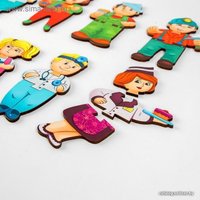 Мозаика/пазл ЛазерПРО Профессии. Конструктор-персонаж. Бизиборд 5167713