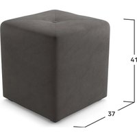 Пуфик Mio Tesoro 133 (серый Happy 927)