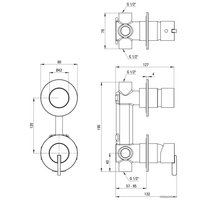 Душевая система  Deante Silia Titanium NQS_D9YK