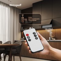 Кухонная вытяжка Weissgauff Quadra 600 Touch Black Glass