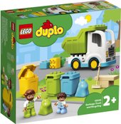 Duplo 10945 Мусоровоз и контейнеры для раздельного сбора мусор