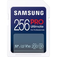 Карта памяти Samsung PRO Ultimate SDXC 256GB (с кардридером)