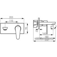 Смеситель Ferro Algeo BAG3PA18