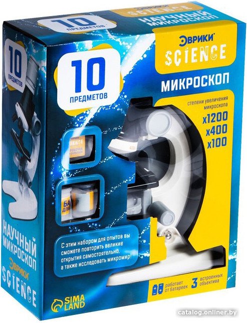 Детский микроскоп Эврики Юный ботаник 7081520