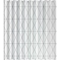 Шторка-занавеска для ванны Fresh Code Black Geometry 77049