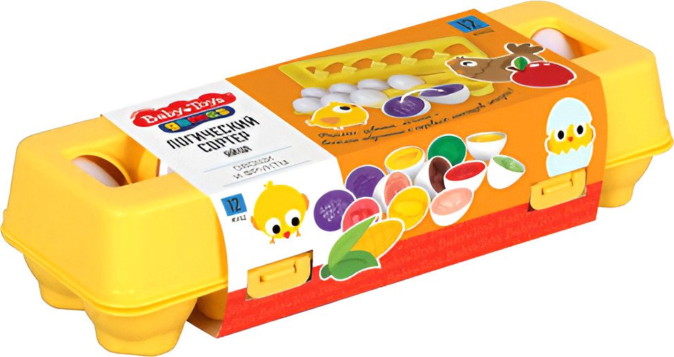 

Сортер Baby Toys Овощи и фрукты Яйца 70081 (12 шт)