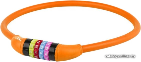 Тросовый велосипедный замок M-Wave DS 12.6.5 S (оранжевый)