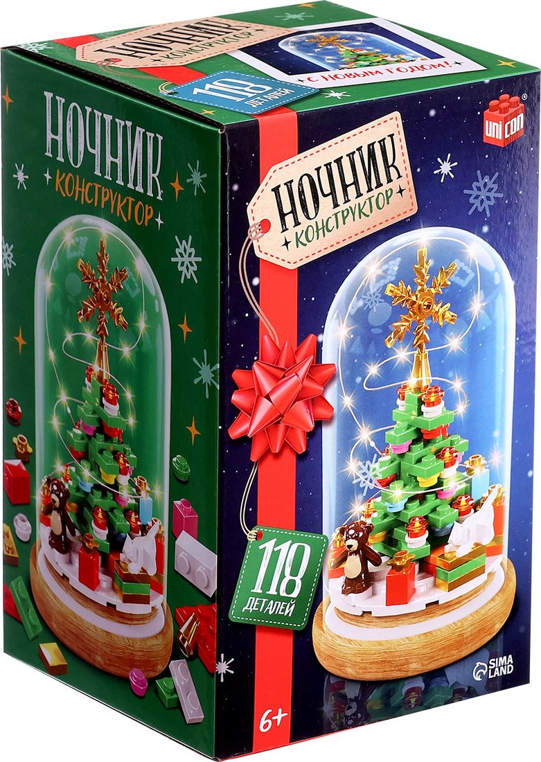 

Конструктор Unicon Елочка 10440228 (118эл)