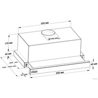 Кухонная вытяжка Backer TH60L-2F70-SS