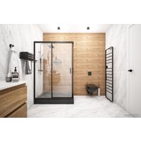 Душевой уголок Метакам Universal Pro Black 120x80 KKS_014548 (прозрачное стекло)