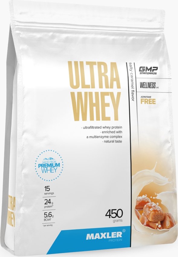 

Протеин комплексный Maxler Ultra Whey (соленая карамель, 450г)