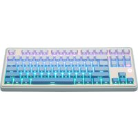 Клавиатура Ajazz AK870 Without Screen (белый/голубой, Ajazz Flying Fish)
