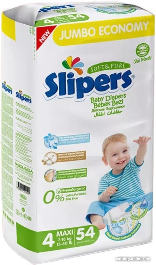 Трусики-подгузники Slipers Maxi J-204 (54 шт)