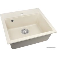 Кухонная мойка Aquasanita Quadro SQQ100W (миндаль 113)