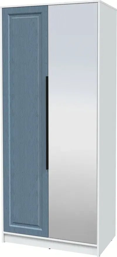 

Шкаф распашной Интерлиния Концепт КТ-Ш2з Деко (белый платинум/дуб лазурный)