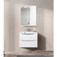  BelBagno Шкаф с зеркалом Marino-SPC-800/750-1A-BL-P-R (bianco lucido)