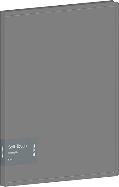 

Скоросшиватель Berlingo Soft Touch FS4_17985 (серый)