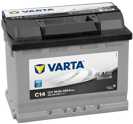 

Автомобильный аккумулятор Varta Black Dynamic C14 556 400 048 (56 А/ч)