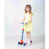 Трехколесный самокат Ridex Hero (красный/синий)