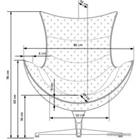 Офисный стул Halmar Luxor (зеленый)