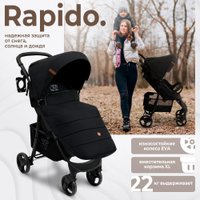Коляска прогулочная «книга» Sweet Baby Rapido (black)