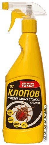 Средство от насекомых Гарант Абсолют тотал клоп средство от клопов, спрей 400 мл