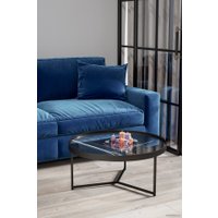 Журнальный столик Калифорния мебель Ориндж (сахара нуар/черный матовый)