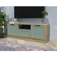 Тумба Интерлиния ТВ Концепт Тренд КТ-ТВ3-50 (дуб золотой/мята)