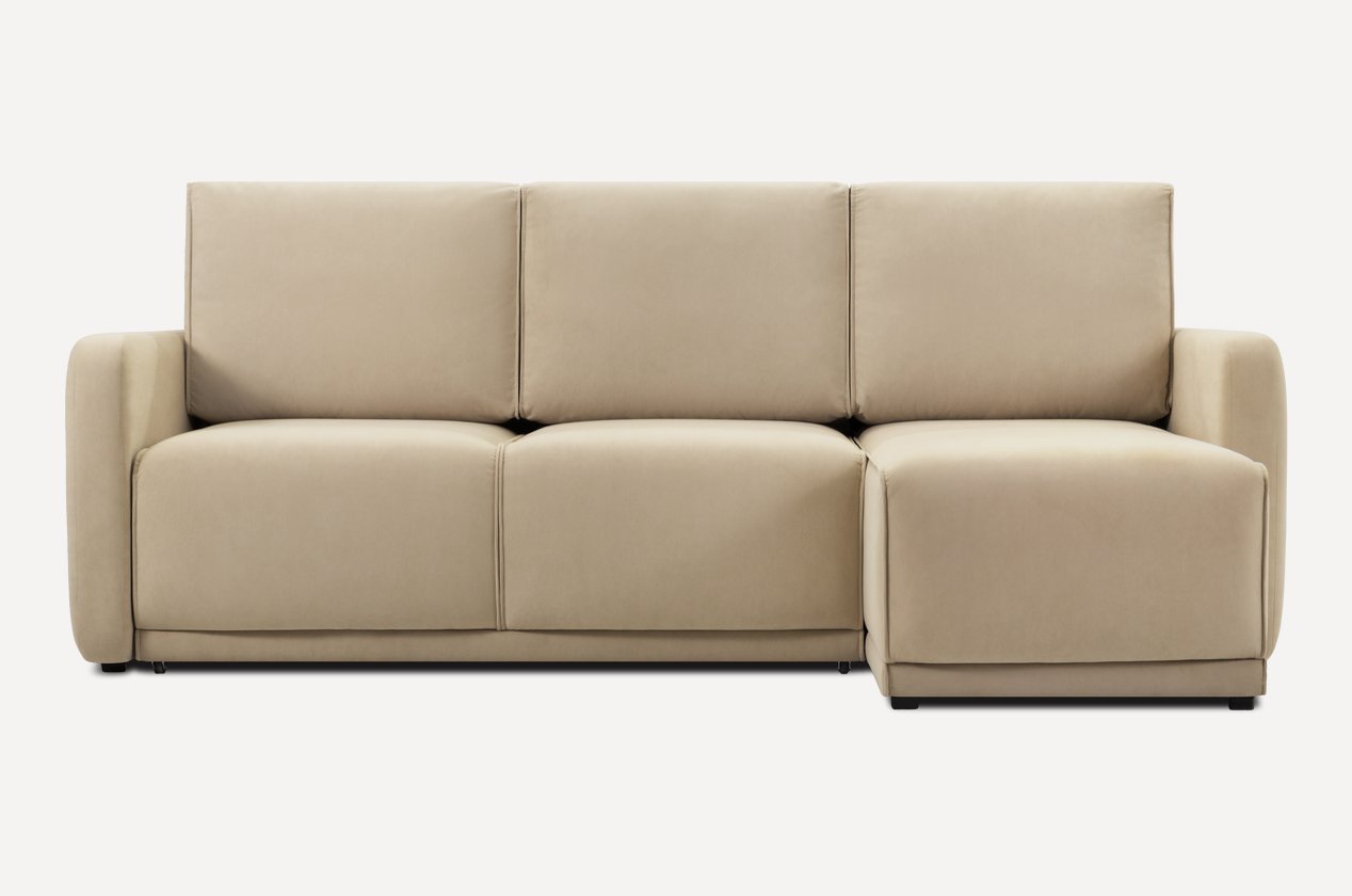 

Угловой диван Divan Виллес Velvet Beige 268707 (бежевый)
